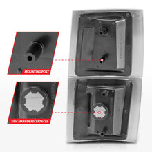Load image into Gallery viewer, ANZO 1994-1998 Chevrolet Blazer Corner Lights Black Housing Clear Lens w/ Amber Reflector
