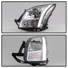 Load image into Gallery viewer, xTune 06-09 Ford Fusion Light Bar DRL Projector Headlights - Chrome (PRO-JH-FFU06-LB-C)
