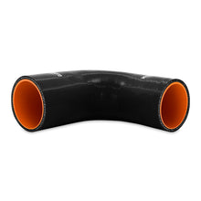 Load image into Gallery viewer, Mishimoto Silicone Reducer Coupler 90 Degree 2.25in to 2.5in - Black
