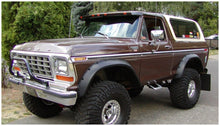 Load image into Gallery viewer, Bushwacker 78-79 Ford Bronco Cutout Style Flares 2pc - Black
