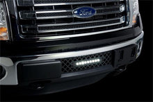Load image into Gallery viewer, Putco 11-14 Ford F-150 - EcoBoost Bumper Grille Insert - Black SS Diamond w/ 10in Luminix Light Bar
