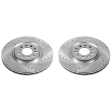 Load image into Gallery viewer, Power Stop 15-17 Chrysler 200 Front Evolution Drilled &amp; Slotted Rotors - Pair
