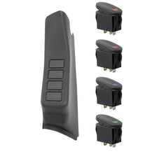 Load image into Gallery viewer, Rugged Ridge A-Pillar Switch Pod Kit Black LHD 07-10 (JK)
