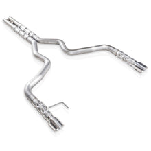 Load image into Gallery viewer, Stainless Works 2015-16 Mustang GT 3in Catback H-Pipe Retro Chambered Mufflers 2-1/2in Cores

