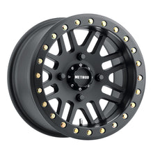 Load image into Gallery viewer, Method MR406 UTV Beadlock 14x8 / 4+4/-2mm Offset / 4x156 / 132mm CB Matte Black Wheel
