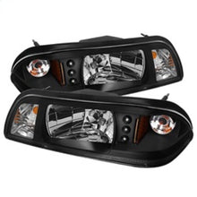 Load image into Gallery viewer, Spyder Ford Mustang 87-93 1PC LED (Replaceable LEDs)Crystal Headlights Black HD-YD-FM87-1PC-LED-BK
