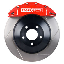 Load image into Gallery viewer, StopTech 08-13 Toyota Land Cruiser Front BBK w/ Red ST-65 Calipers Slotted 380x35mm Rotor
