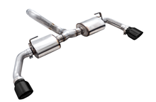 Load image into Gallery viewer, AWE Tuning 07-18 Jeep Wrangler JK/JKU 3.6L Tread Edition Axle-Back Dual Exhaust - Diamond Black Tips
