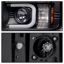 Load image into Gallery viewer, Spyder Chevy Silverado 2014-16 2500 HD Projector Headlights Light Bar DRL Blk PRO-YD-CSHD14-LBDRL-BK

