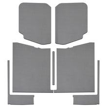 Load image into Gallery viewer, DEI 20-22 Jeep Gladiator JT 4-Door Boom Mat Complete Headliner Kit - 7 Piece - Gray Leather Look
