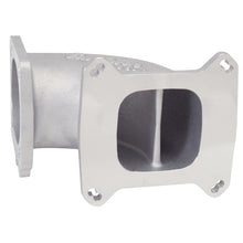 Load image into Gallery viewer, Edelbrock High Flow Intake Elbow 95mm Throttle Body to Square-Bore Flange As-Cast Finish
