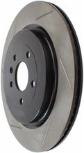 Load image into Gallery viewer, StopTech 2013-2016 Ford Taurus SHO Slotted Sport Rear Right Brake Rotor

