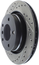 Load image into Gallery viewer, StopTech Power Slot 00 BMW 323 / 01-07 325 / 99-00 328 Series Rear Right Drilled &amp; Slotted Rotor
