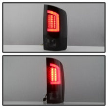 Load image into Gallery viewer, Spyder 07-09 Dodge Ram 2500/3500 V3 Light Bar LED Tail Lights - Blk Smoke ALT-YD-DRAM06V3-LBLED-BSM
