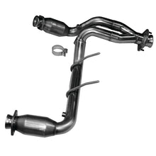 Load image into Gallery viewer, Kooks 09-10 Ford F-150/ Ford Raptor 5.4L 3V 2 1/2in x 2 1/2in OEM Exhaust GREEN Cat Y Pipe
