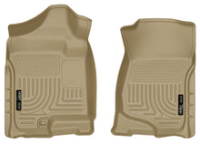 Load image into Gallery viewer, Husky Liners 07-14 Cadillac Escalade ESV/EXT Weatherbeater Tan Front Floor Liners
