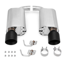 Load image into Gallery viewer, Mishimoto 2015+ Ford Mustang GT Street Axleback Exhaust w/ BlackTips

