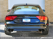 Load image into Gallery viewer, AWE Tuning Audi C7 A7 3.0T Touring Edition Exhaust - Quad Outlet Diamond Black Tips
