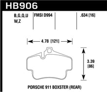 Load image into Gallery viewer, Hawk 02-10 Porsche 911 DTC-70 Rear Race Brake Pads
