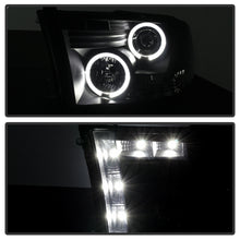 Load image into Gallery viewer, Spyder Dodge Ram 1500 09-14 Projector Headlights Halogen- LED Halo LED - Blk Smke PRO-YD-DR09-HL-BSM
