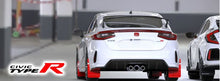 Load image into Gallery viewer, Rally Armor 2023+ Honda Civic Type R Red Mud Flap Black Logo
