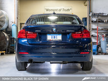 Load image into Gallery viewer, AWE Tuning BMW F30 320i Touring Exhaust w/Performance Mid Pipe - Diamond Black Tip (90mm)

