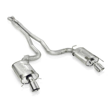 Load image into Gallery viewer, Stainless Works 09-15 Cadillac CTS-V Sedan 3in Catback System X-Pipe Turbo S-Tube Mufflers 4in Tips
