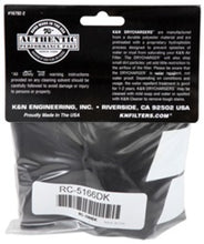 Load image into Gallery viewer, K&amp;N Round Tapered Drycharger Air Filter Wrap 8in B ID x 6.625in T ID x 10.5in H
