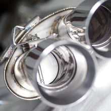 Load image into Gallery viewer, Stainless Works 18+ Ford Mustang GT Redline Cat-Back Performance Connect H-Pipe w/ Active Valves
