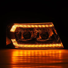 Load image into Gallery viewer, AlphaRex 06-08 Lincoln Mark LT LUXX-Series LED Projector headlights Black w/ Sequential Signal
