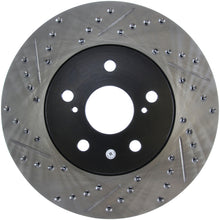 Load image into Gallery viewer, StopTech 02 Lexus ES 250/300/330/350 / 05-07 Toyota Avalon Slotted &amp; Drilled Right Front Rotor
