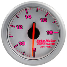 Load image into Gallery viewer, Autometer Airdrive 2-1/6in Wideband Air / Fuel Gauge 10:1-17:1 ARF Range - Silver
