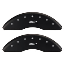 Load image into Gallery viewer, MGP 4 Caliper Covers Engraved Front &amp; Rear MGP Red finish silver ch
