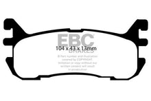 Load image into Gallery viewer, EBC 97-02 Ford Escort 2.0 Ultimax2 Rear Brake Pads
