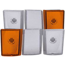 Load image into Gallery viewer, ANZO Corner Lights 1988-1993 Chevrolet C1500 Euro Corner Lights 4 Crystal Chrome / 2 Crystal Amber
