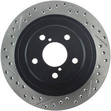 Load image into Gallery viewer, StopTech 06-07 Subaru Impreza WRX (Exc STi) Slotted &amp; Drilled Right Rear Rotor
