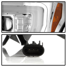 Load image into Gallery viewer, Spyder Ford F250/350/450 11-16 V2 High-Power LED Headlights-White Light Bar-Chrome PRO-YD-FS11V2PL-C
