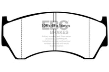 Load image into Gallery viewer, EBC 95-97 Nissan Sentra 1.6 Greenstuff Front Brake Pads
