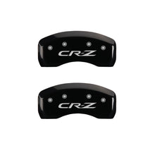 Load image into Gallery viewer, MGP 4 Caliper Covers Engraved Front Honda Engraved Rear CR-Z Black finish silver ch
