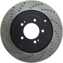 Load image into Gallery viewer, StopTech 08 Mitsubishi Evo AWD Drilled Right Rear Rotor
