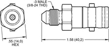 Load image into Gallery viewer, Wilwood Quick Disconnect - Male Side -3 AN
