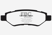 Load image into Gallery viewer, EBC 08-13 Cadillac CTS 3.0 Redstuff Rear Brake Pads
