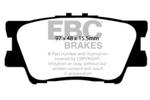 Load image into Gallery viewer, EBC 06-08 Toyota RAV 4 2.4 Greenstuff Rear Brake Pads
