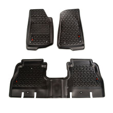 Load image into Gallery viewer, Rugged Ridge Floor Liner Front/Rear Black 2018-2020 Jeep Wrangler JL 4 Dr
