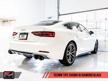 Load image into Gallery viewer, AWE Tuning Audi B9 S5 Sportback Touring Edition Exhaust - Non-Resonated (Black 102mm Tips)
