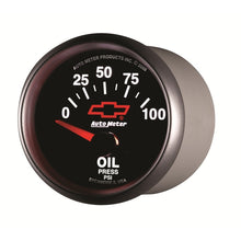 Load image into Gallery viewer, Autometer Oil Pressure 2-1/16, 0-100 PSI - Red Bowtie
