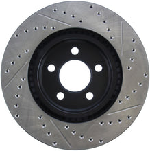 Load image into Gallery viewer, StopTech 05-13 Chrysler300/300C / 09-12 Dodge Challenger Front Right Drilled &amp; Slotted Rotor
