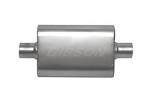 Load image into Gallery viewer, Gibson CFT Superflow Center/Center Oval Muffler - 4x9x13in/2.25in Inlet/2.25in Outlet - Stainless
