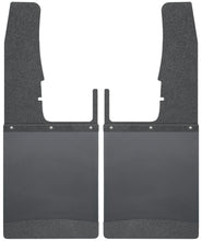 Load image into Gallery viewer, Husky Liners 09-16 Dodge Ram 1500/2500/3500 12in W Black Top &amp; Weight Kick Back Front Mud Flaps
