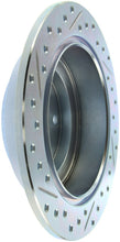 Load image into Gallery viewer, StopTech Select Sport 98-08 Subaru Forester Slotted and Drilled Left Rear Rotor
